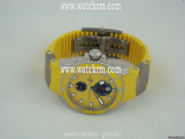 replica Ulysse Nardin Maxi Marine Yellow WATCHES 1 