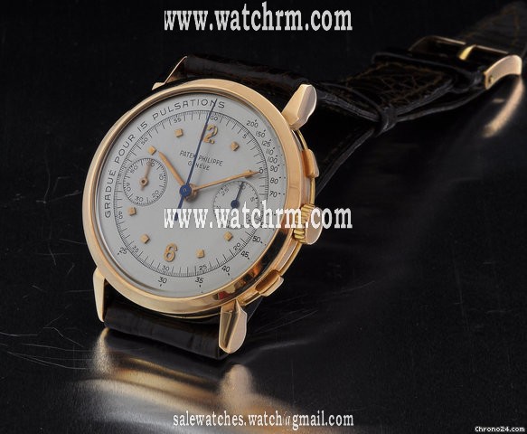 Patek Philippe chronograph 1579 pink gold pulsation dial