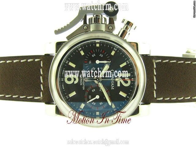 Graham CHRONOFIGHTER OVERSIZE AUTOMATIC 46mm - CHRONOGRAPH - S/S