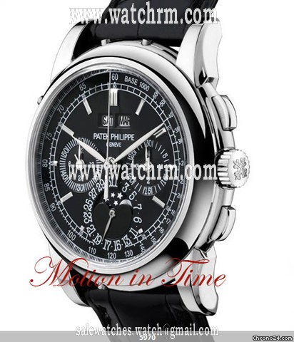 replica Patek Philippe 5970P PERPETUAL CALENDAR CHRONOGRAPH w/ MOONPHASE - PLATINUM WATCHES 1 