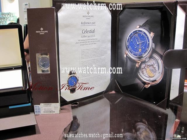 replica Patek Philippe 5102PR SKY MOON CELESTIAL GRAND COMP. PLATINUM & ROSE GOLD WATCHES 1 