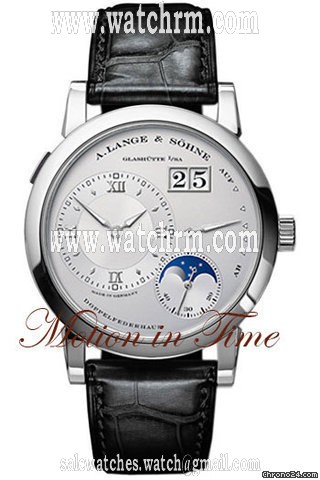 A. Lange & Sohne LANGE 1 MOONPHASE PLATINUM - RHODIUM DIAL