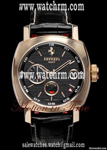 Panerai FERRARI GRANTURISMO 8-DAYS GMT ROSE GOLD -LIMITED 300 PIECES