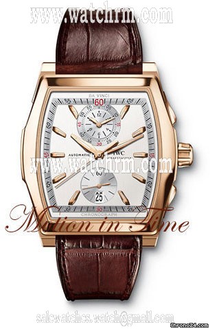 IWC DA VINCI CHRONOGRAPH ROSE GOLD - NEW XL MODEL-SKELETON BACK