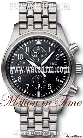 IWC PILOTS CHRONOGRAPH AUTOMATIC 42mm DAY-DATE NEW LARGER MODEL