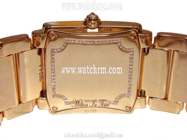 replica Patek Philippe LADIES' TWENTY~4 ROSE GOLD PAVE DIAMOND ON BRACELET - WOW WATCHES 1 