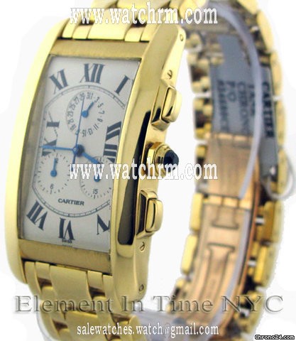 Cartier Tank Americaine Chrono Reflex Yellow W2601156