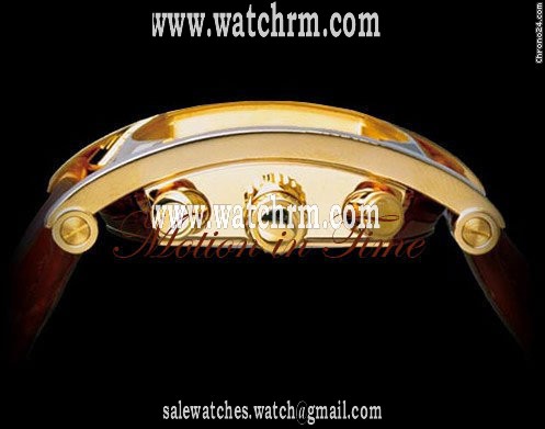 replica Bulgari ASSIOMA CHRONOGRAPH AUTOMATIC YELLOW GOLD ON STRAP - 44mm WATCHES 1 
