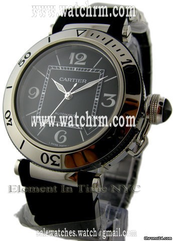 Cartier Pasha Seatimer Steel & Rubber W31077U2