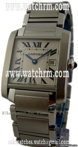 Cartier Tank Francaise Midsize Quartz Stainless Steel
