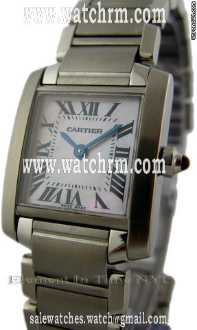 Cartier Tank Francaise Ladies Quartz Stainless Steel