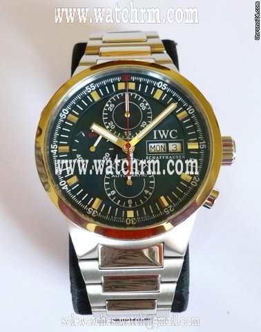 IWC GST - Rattrapante - blaues Zifferblatt