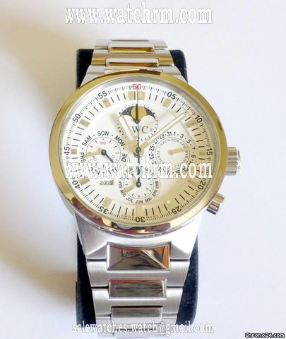 IWC GST - EWIGER KALENDER - weisses Zifferblatt
