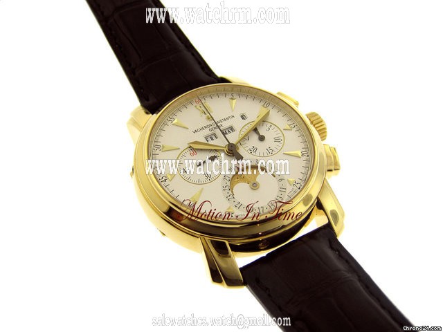 replica Vacheron Constantin MALTE PERPETUAL CALENDAR MOONPHASE CHRONOGRAPH YELLOW GOLD WATCHES 1 