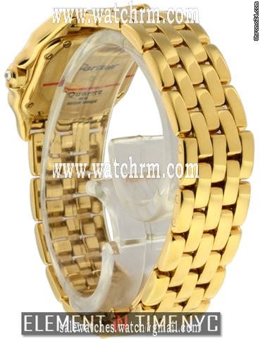 replica Cartier Panthere Ladies 18kt SunBurst Diamond Dial And Diamond Case WATCHES 1 