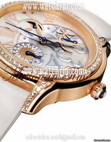 replica Audemars Piguet MILLENARY LADIES' STARLIT SKY ROSE GOLD DIAMOND - 2009 MODEL WATCHES 1 