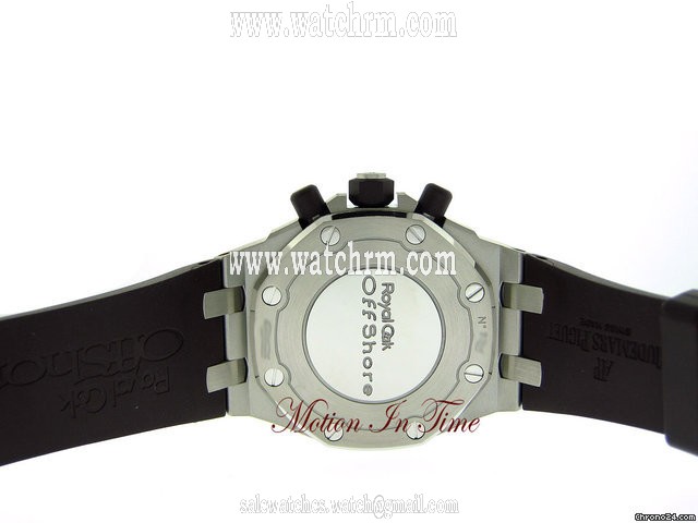 replica Audemars Piguet LADY OFFSHORE "PLUM" STAINLESS STEEL DIAMOND ON RUBBER - NEW WATCHES 1 