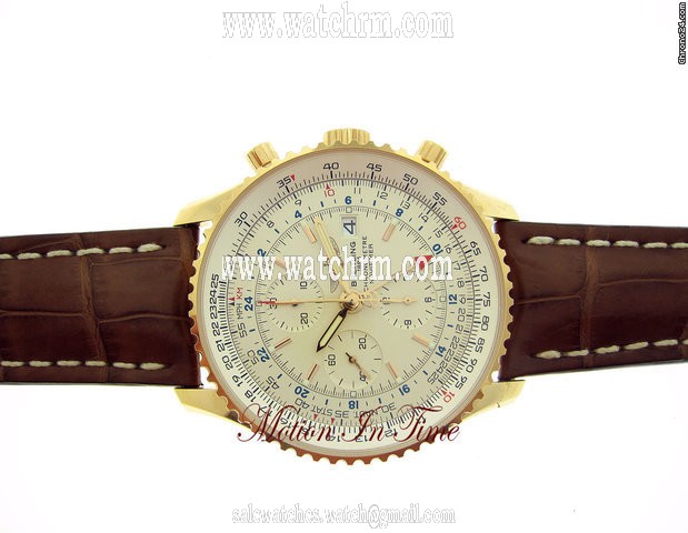 Breitling NAVITIMER WORLD GMT CHRONOGRAPH ROSE GOLD 46mm - LIMITED 500