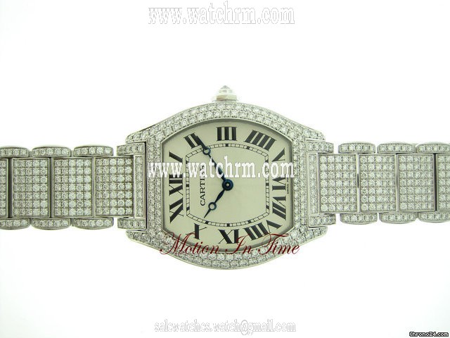 Cartier TORTUE DIAMOND LARGE BOUTIQUE SPECIAL EDITION W/G EXCLUSIVE