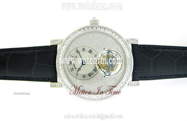 Breguet GRANDE COMPLICATION "FLYING B TOURBILLON" BAGUETTE DIAMOND