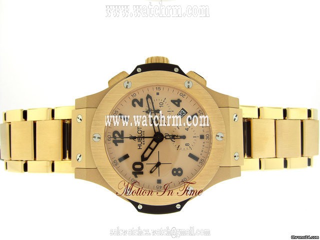 Hublot BIG BANG ROSE GOLD MAT ON BRACELET "PIECE UNIQUE" 44.5mm