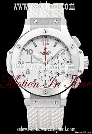Hublot BIG BANG ALL-WHITE "ST. MORITZ" STAINLESS STEEL 44.5mm