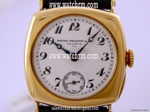 replica Patek Philippe Gentlemans Watch, Enamel dial, 14ct.YG WATCHES 1 