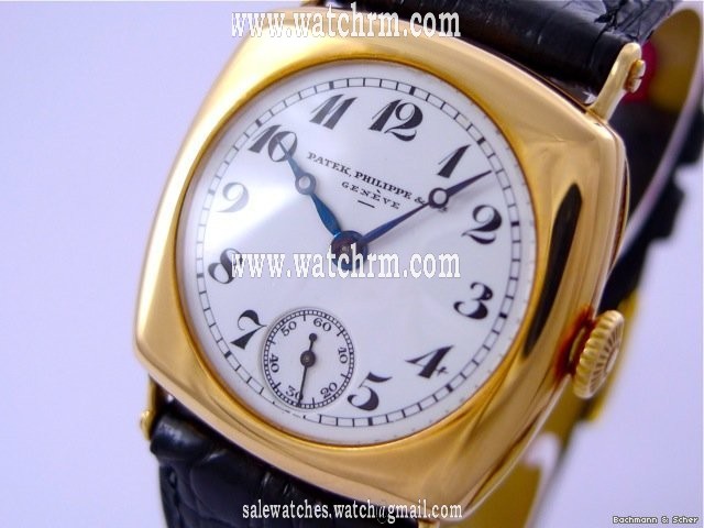 Patek Philippe Gentlemans Watch, Enamel dial, 14ct.YG