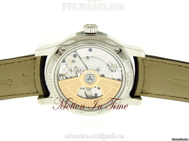 replica Jaeger-LeCoultre MASTER TOURBILLON DUAL TIME PLATINUM "ANTHRACITE" LIMITED ED WATCHES 1 