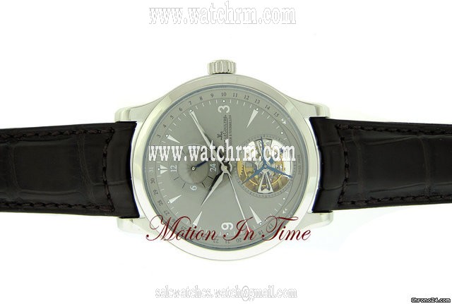 Jaeger-LeCoultre MASTER TOURBILLON DUAL TIME PLATINUM "ANTHRACITE" LIMITED ED