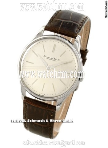 IWC Handaufzug aus Edelstahl (gebraucht)