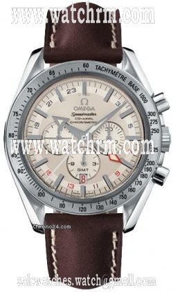 Omega Speedmaster Broad Arrow GMT Stahl NEU incl MWST mit Box u. P
