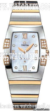 Omega Constellation Quadrella St/Rotgold NEU incl MWST mit Box+Pap
