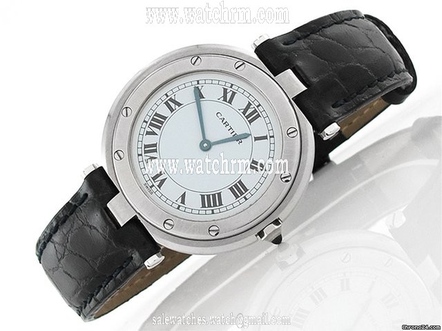 Cartier Herren "SANTOS DE CARTIER" Edelstahl Quarz