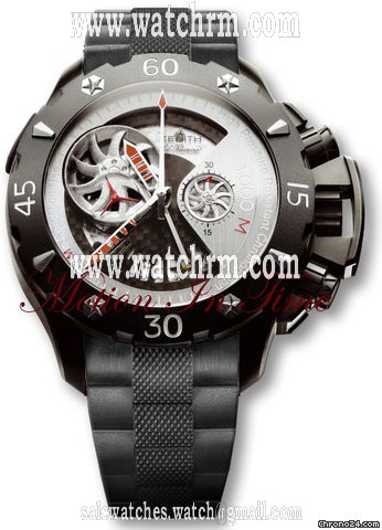 Zenith DEFY EXTREME OPEN EL PRIMERO - 46.5mm -BLACK TITANIUM RUBBER