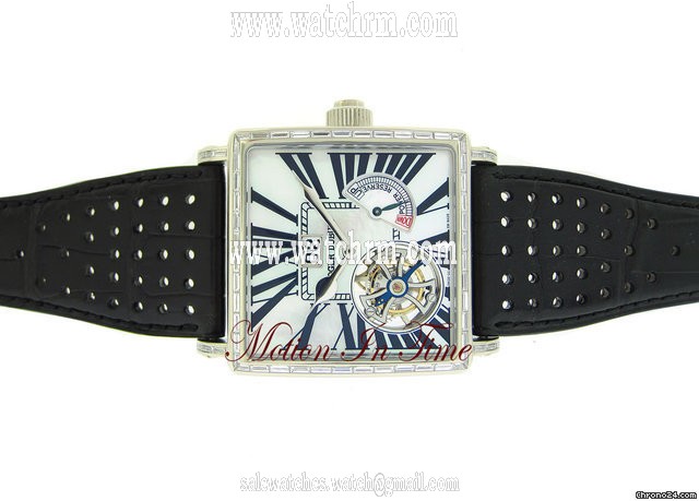 Roger Dubuis GOLDEN SQUARE FLYING TOURBILLON BAGUETTE WHITE GOLD -LIMITED