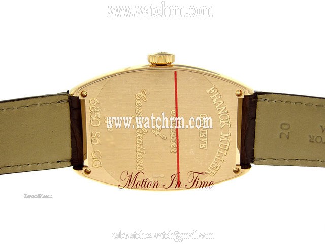 replica Franck Muller 6850 S6 GG ~ GRAND GUICHET DATE ROSE GOLD XL WATCHES 1 