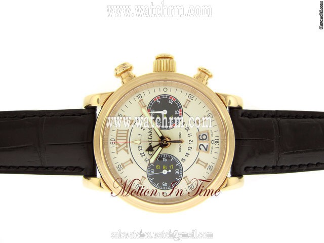 Graham SILVERSTONE CHRONOGRAPH FLYBACK GMT ~ AUTOMATIC ROSE GOLD
