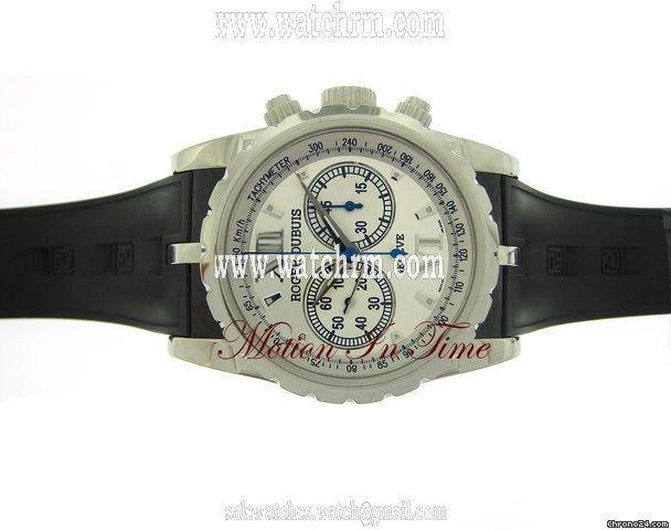 Roger Dubuis SYMPATHIE XL CHRONOGRAPH S/S WHITE GOLD BEZEL - LTD 280 PCS
