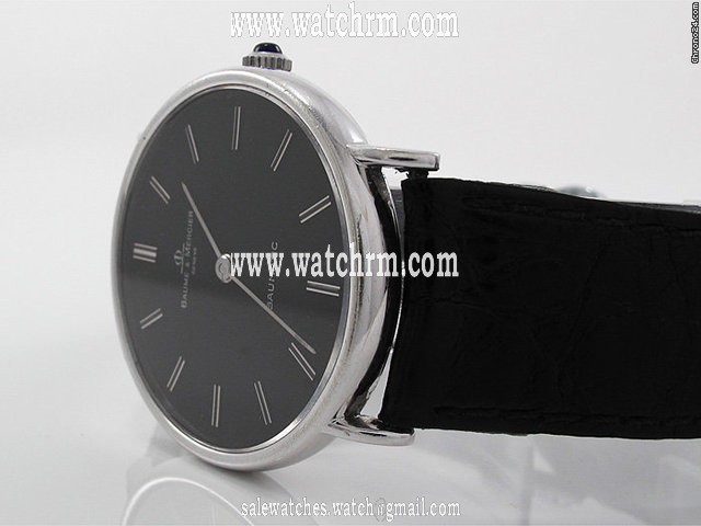 replica Baume & Mercier Herren Baume&Mercier "BAUMATIC" 750/- Weissgold Automatik WATCHES 1 