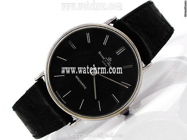 Baume & Mercier Herren Baume&Mercier "BAUMATIC" 750/- Weissgold Automatik
