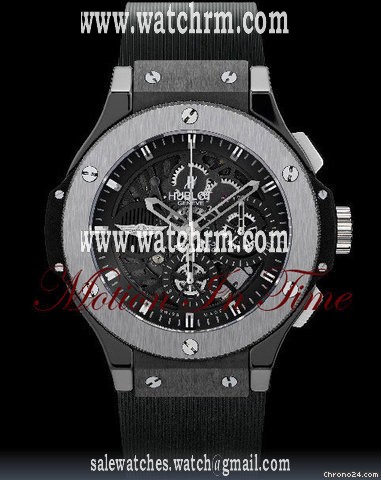 Hublot BIG BANG AERO BANG "MORGAN" ALL BLACK SKELETON LTD 500 PCS