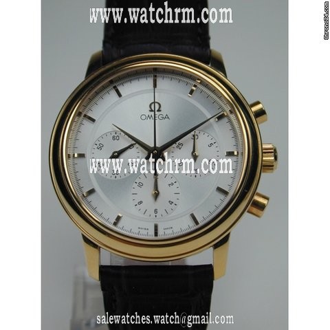 replica Omega Chronograph De Ville, 18 kt. WATCHES 1 