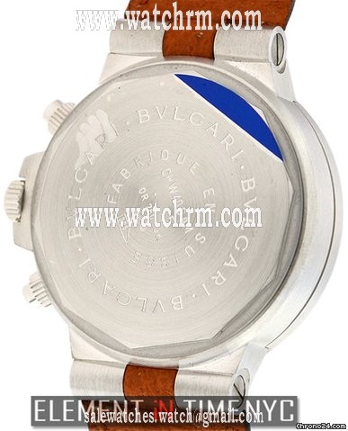 replica Bulgari Diagono Regatta Chronograph 18kt White Dial On Strap WATCHES 1 