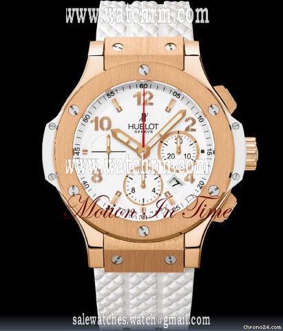 Hublot BIG BANG PORTO CERVO ROSE GOLD ON WHITE RUBBER 44.5mm