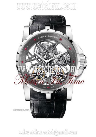 Roger Dubuis EXCALIBUR DOUBLE TOURBILLON SKELETON PLATINUM LTD 28 PCS