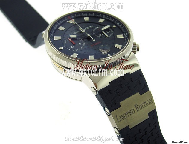 replica Ulysse Nardin BLUE SEAL MAXI MARINE CHRONOGRAPH STAINLESS STEEL LIMITED WATCHES 1