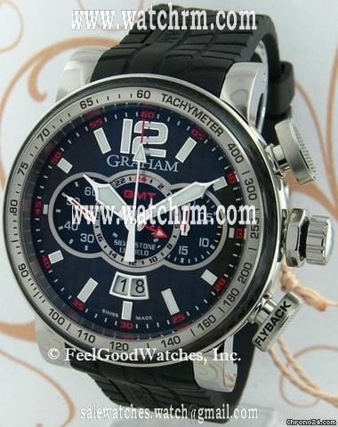 Graham 2BLAH.BO3A.K47S Silverstone Luffield GMT Flyback Chronogr