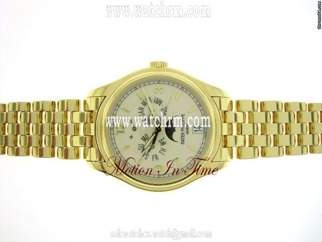 Patek Philippe 5146/1J ANNUAL CALENDAR MOONPHASE POWER RESERVE YELLOW GOLD