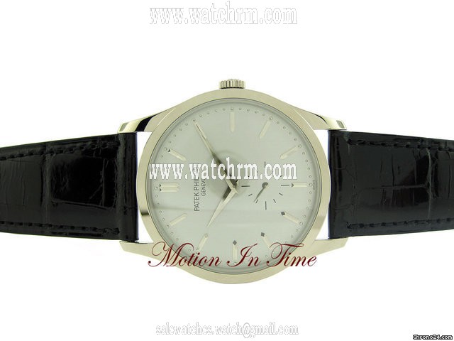 Patek Philippe 5196G CALATRAVA WHITE GOLD MEN'S MANUAL WIND NEW